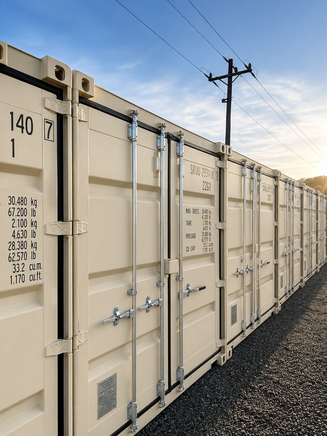 20ft and 40ft shipping container storage at Picton