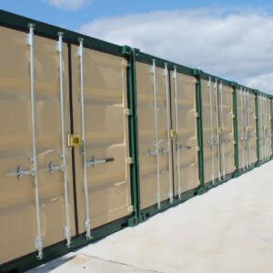 Drive-up storage unit door at Somerville VIC