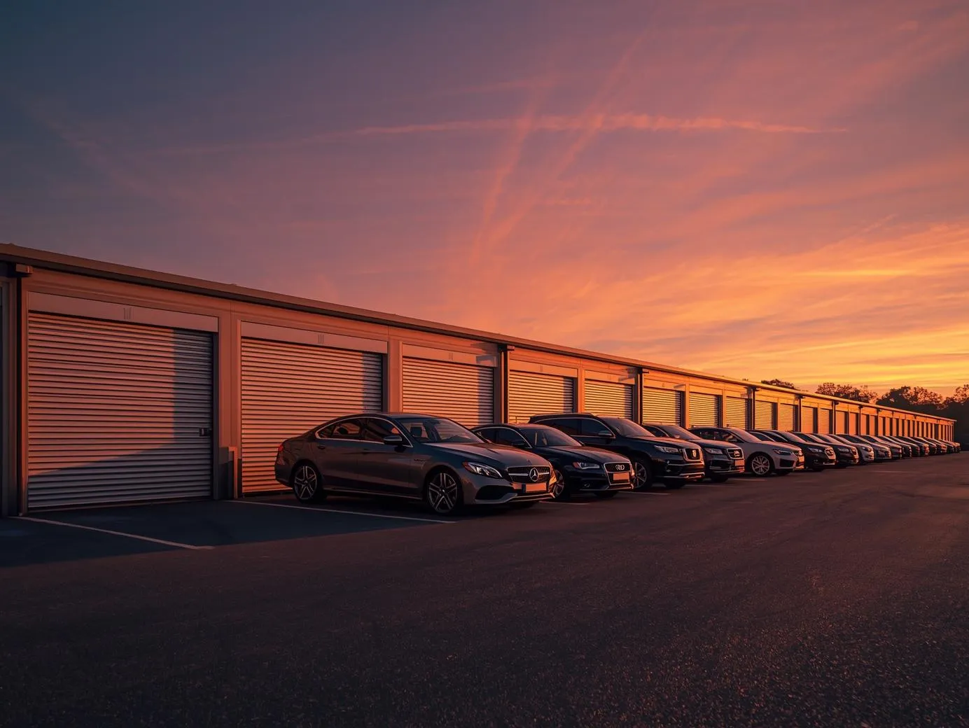 Clean self storage facility for short term storage