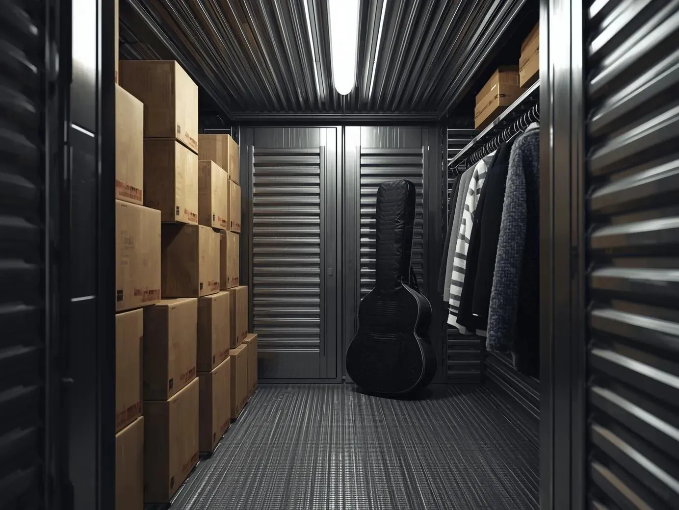Well-organised personal storage unit
