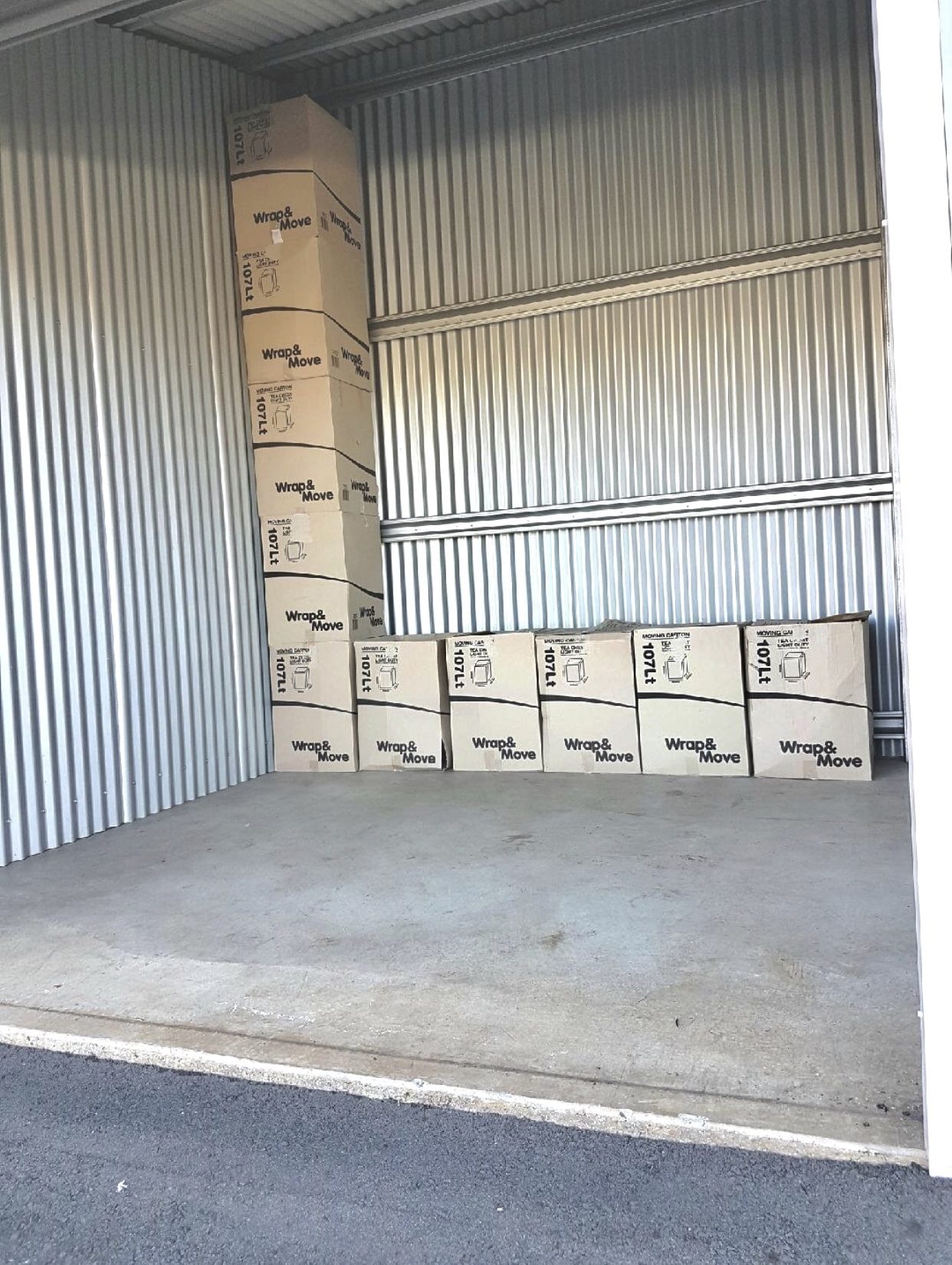 Storage unit door at Australind